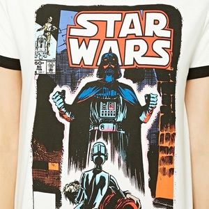Forever 21 Star Wars Graphic ringer tee